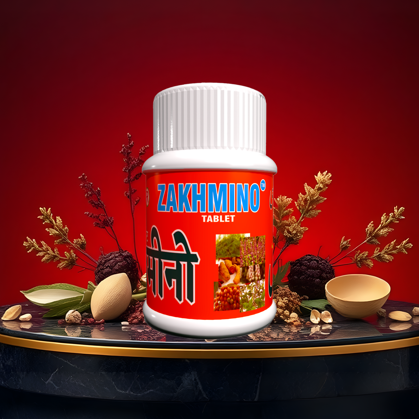 Zakhmino 30 Tablet | It stops Bleeding, whether it is from rectum, urinary tractor heavy bleeding after miscarriage, or menstrual bleeding lasting for over a week or bleeding from nose or mouth due to internal injury - Salam Pharmacy